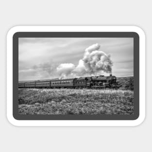 LMS Black Five - Black and White Sticker